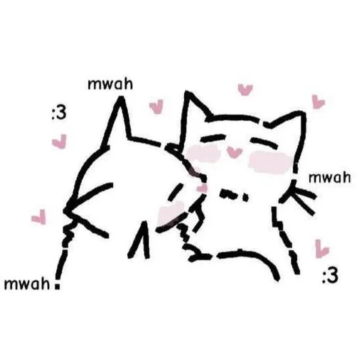 Стикер mini cats