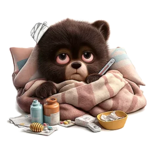 Стикер Мишутка по имени Макс