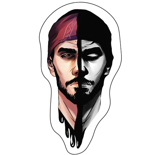 Стикер MNOGOZNAAL X GLOBAL RAVE