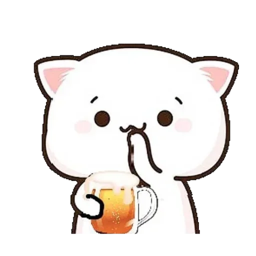 Стикер mochi cats meme