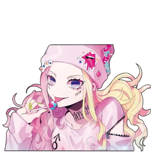 Стикер Модные девушки