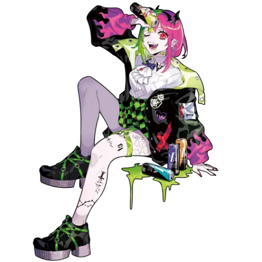 Стикер Модные девушки