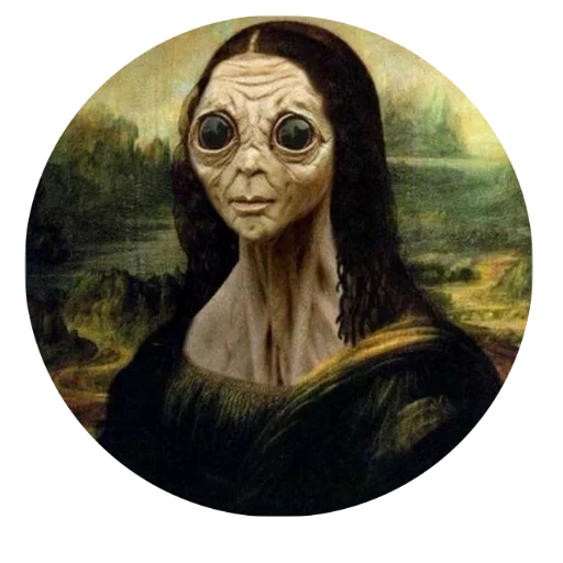 Стикер Мона Лиза