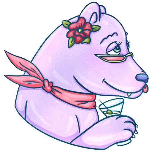 Стикер Mrs. Purple