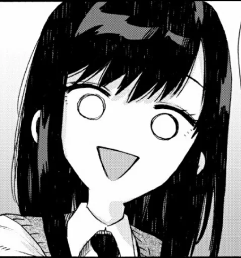 Стикер ЧБ тянки