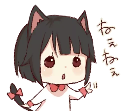 Стикер мявка