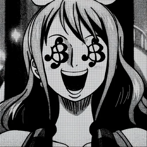 Стикер nami one piece .