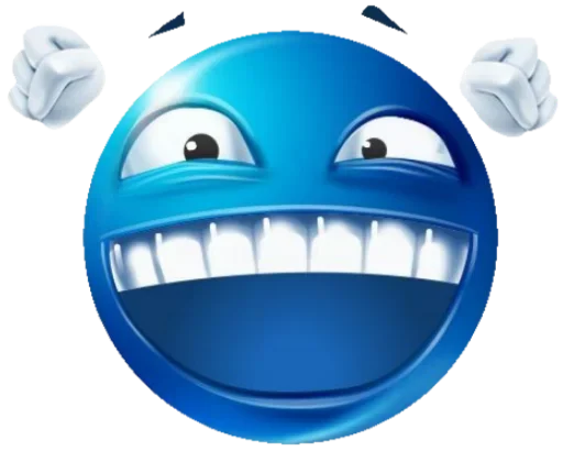 Стикер Blue faces