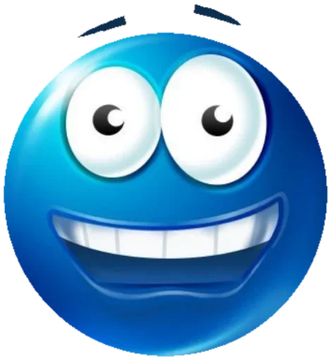 Стикер Blue faces