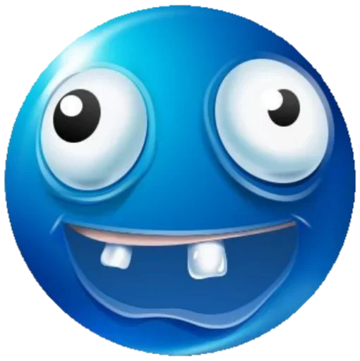 Стикер Blue faces