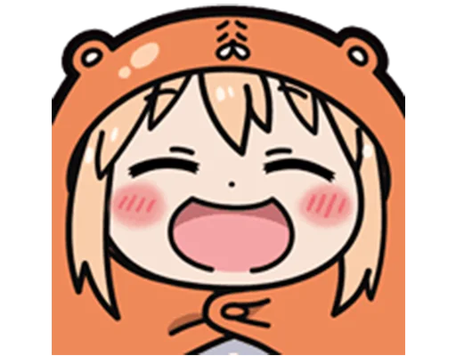 Стикер Umaru-chan Emoji