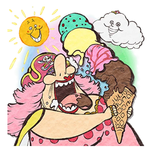 Стикер ONE PIECE's Summer Vacation