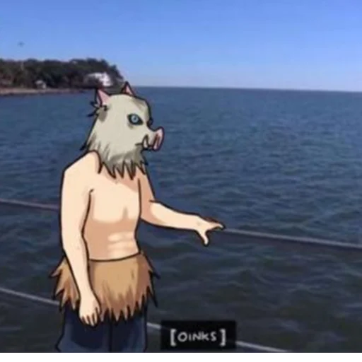 Стикер Demon Slayer MEME