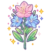 Эмодзи цветы