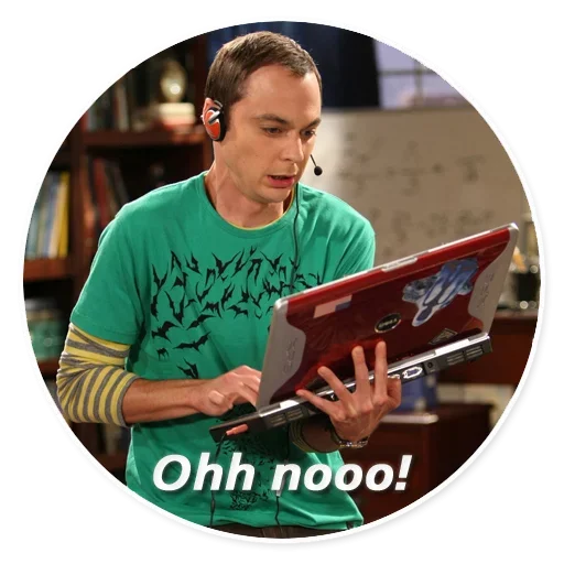 Стикер The Big Bang Theory