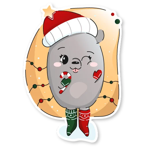 Стикер New Year