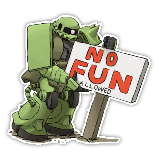 Стикер No Fun Allowed