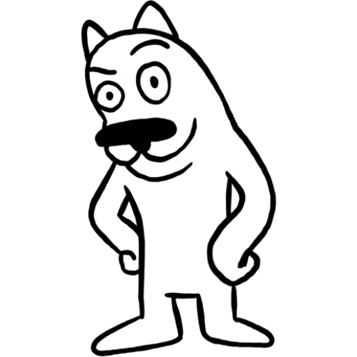 Стикер White Dog