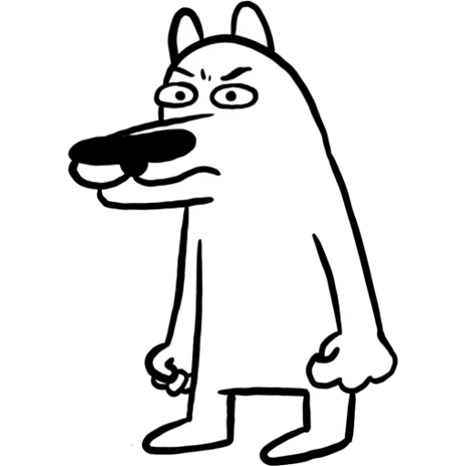 Стикер White Dog