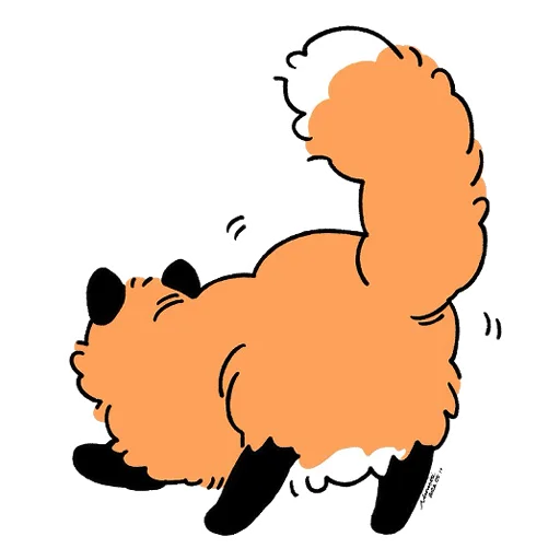 Стикер Numsiri fox