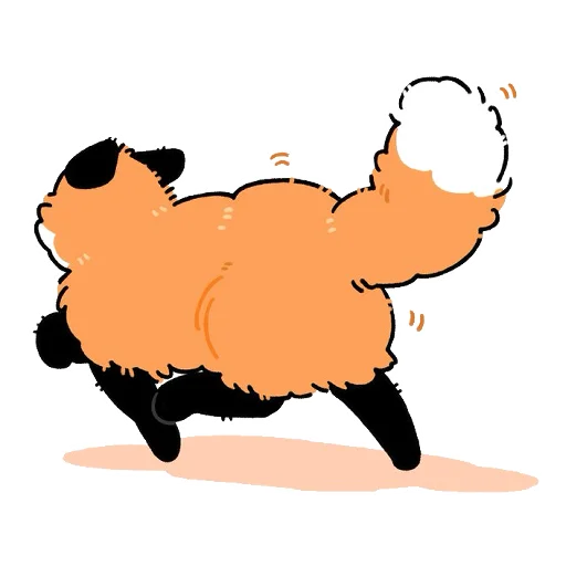 Стикер Numsiri fox