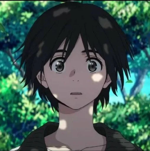 Стикер Незнакомец на берегу моря