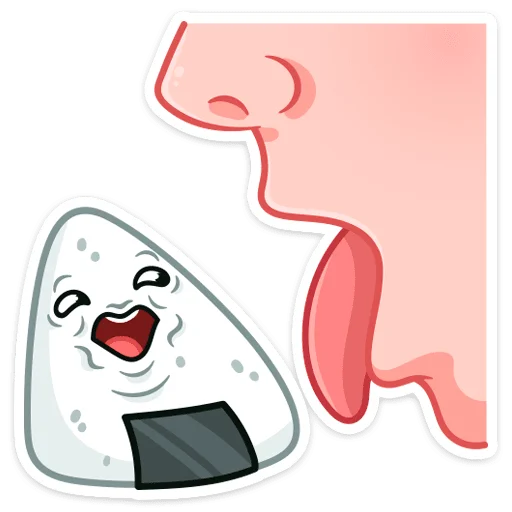 Стикер Онигири-сан