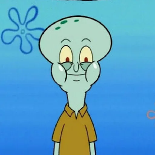 Стикер Осьминог из Спанч Боба