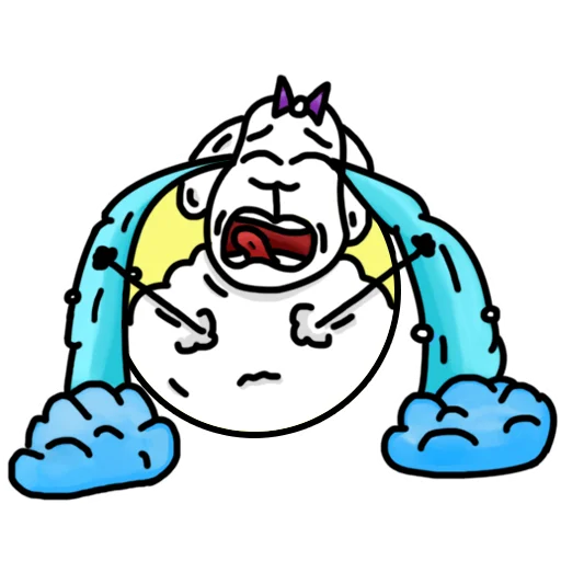 Стикер Овечка Лиза