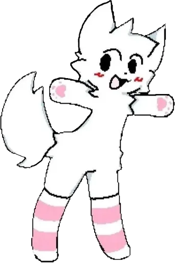 Стикер Silly cat