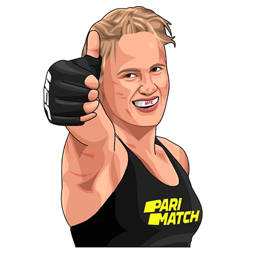 Стикер PARIMATCH + UFC