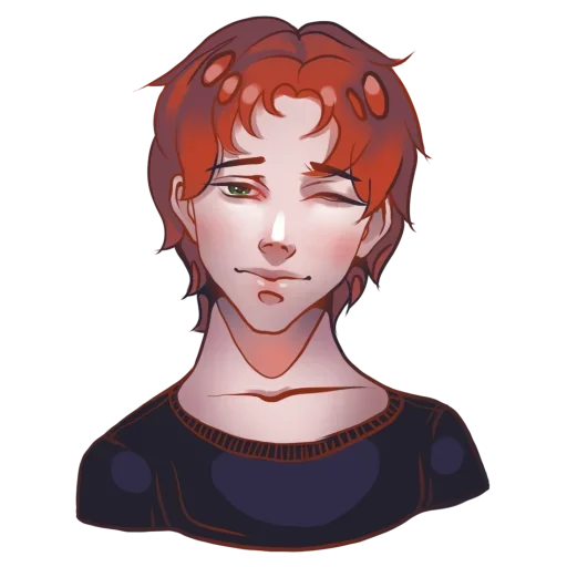 Стикер Парнишки тоже плачут