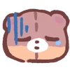 Эмодзи peachy bear