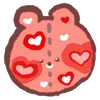 Эмодзи peachy bear