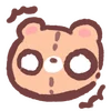 Эмодзи peachy bear