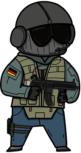 Стикер Rainbow six