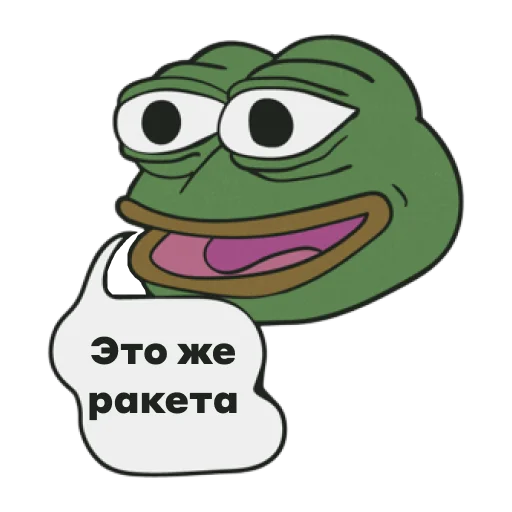 Стикер Pepe Investor