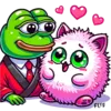 Стикер Pepe and Puffy