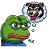Стикер Pepe and Puffy