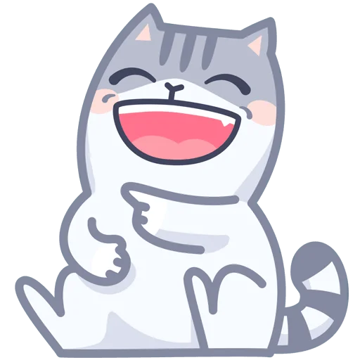 Стикер Серый персик