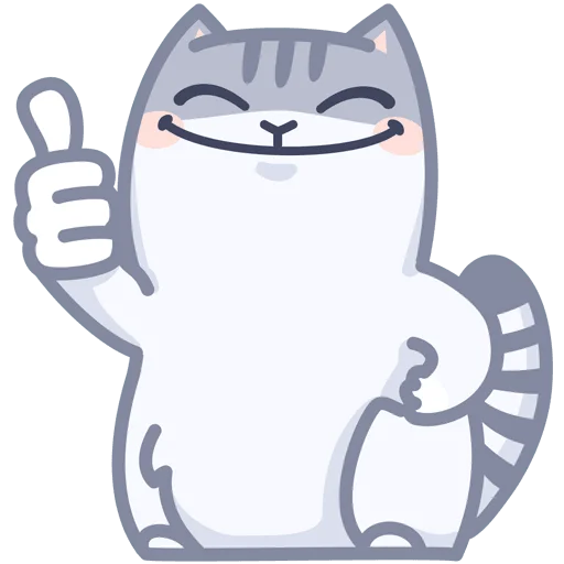 Стикер Серый персик