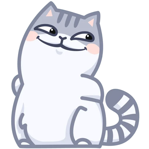 Стикер Серый персик