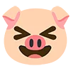 Эмодзи pig farm