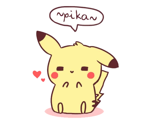 Стикер Pikachu