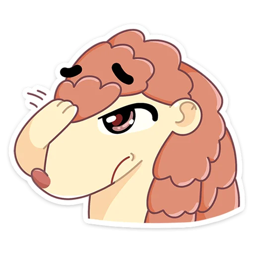 Стикер Пини — добрая шишка