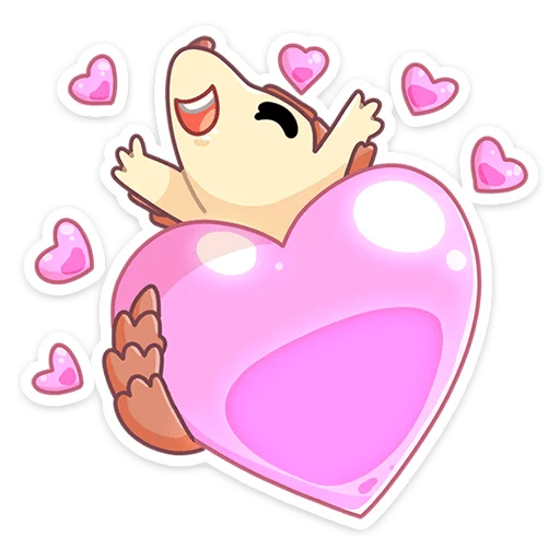 Стикер Пини — добрая шишка