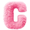 Эмодзи pink fluffy letters