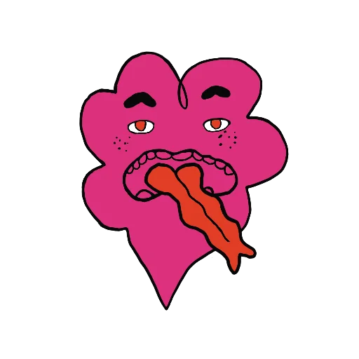 Стикер Pink Puff