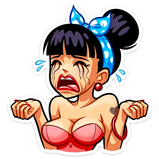 Стикер Пин-ап Полли