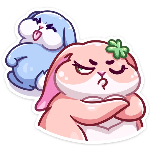 Стикер Пыш и Пышка